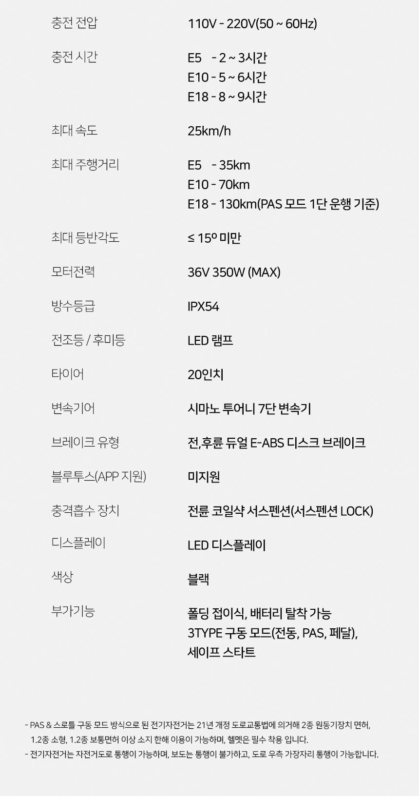 디스커버리 엔트리 접이식 전기자전거 상세