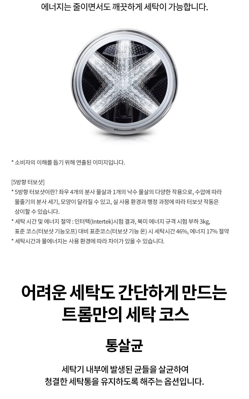 트롬 드럼세탁기_21KG 상세