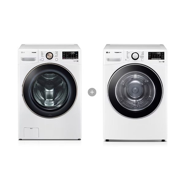 LG_세탁기_건조기_F21WDLP+RH19WTWN 세탁21KG/건조19KG