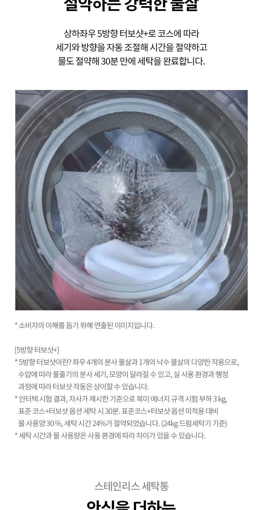 LG 트롬 오브제컬렉션 세탁기 24kg 상세
