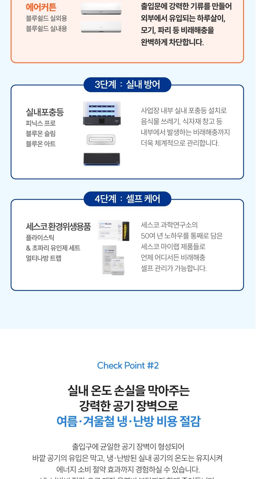 세스코 블루쉴드 에어커튼1000 (실내용) 상세