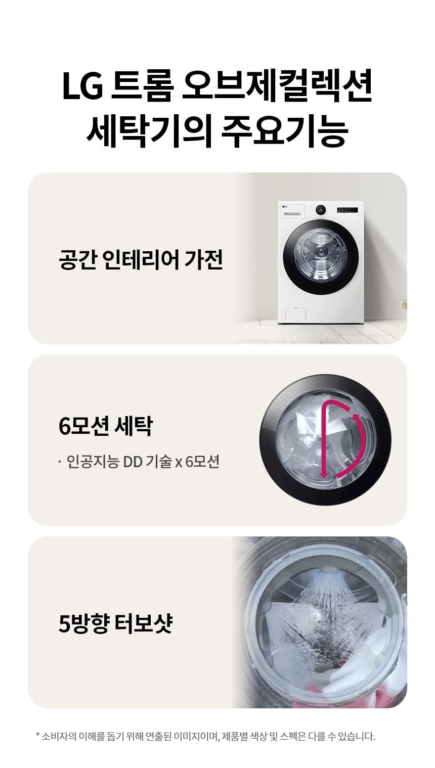 트롬 오브제컬렉션 세탁기 24kg 상세