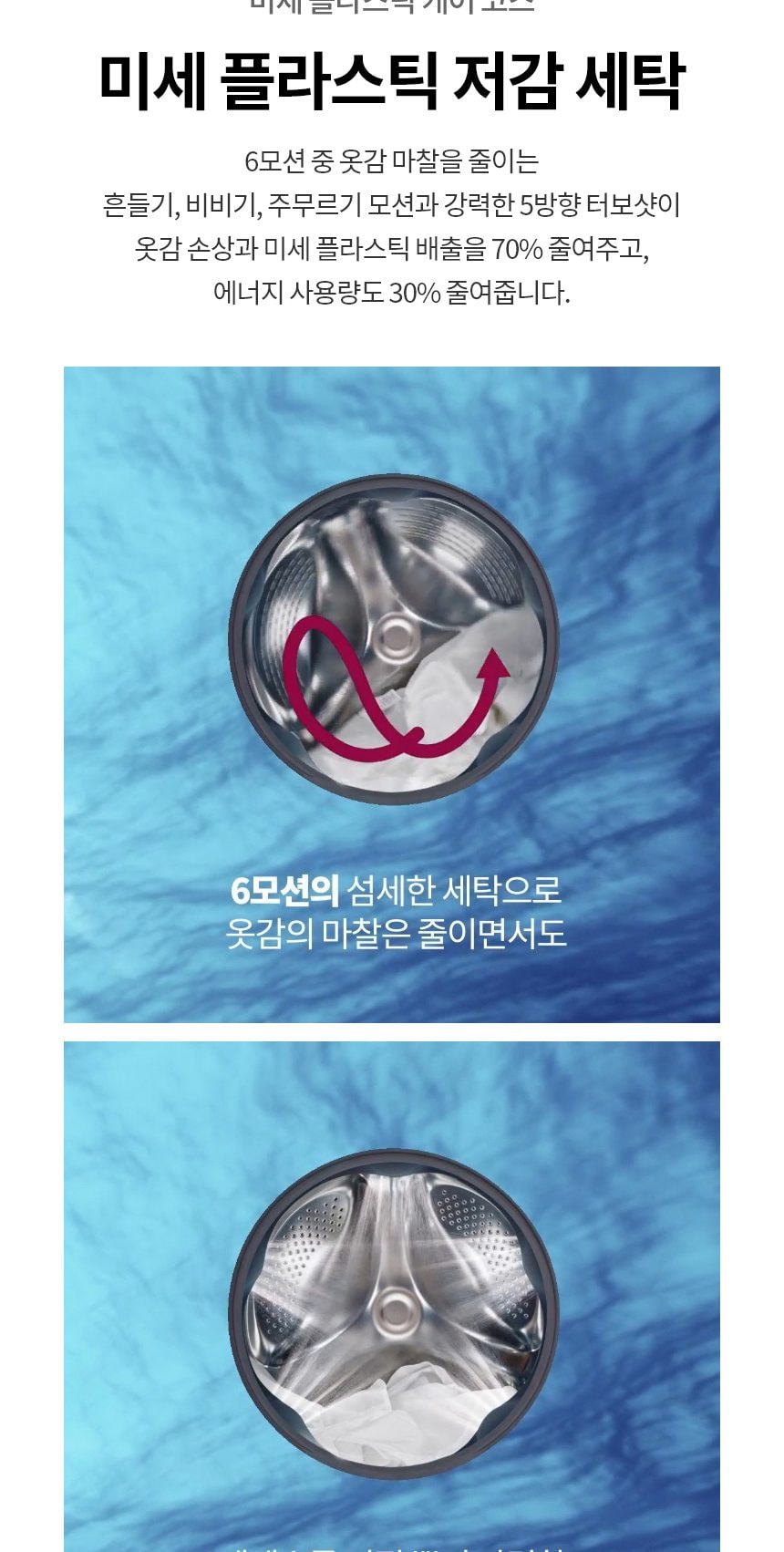 LG 트롬 AI 오브제 컬렉션 세탁기 상세