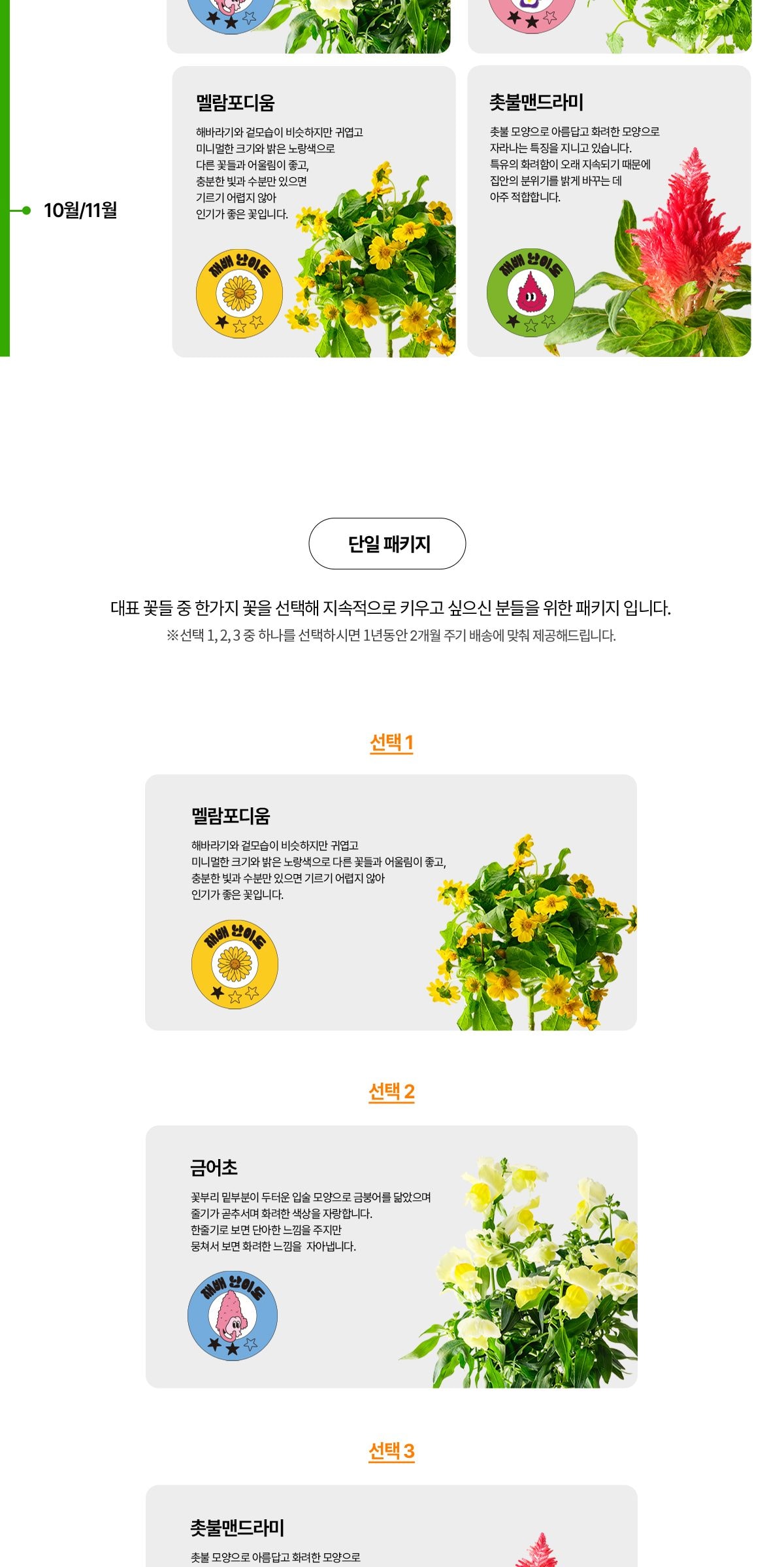 웰스 웰스팜 플라워 꽃재배기 정기구독 서비스 상세