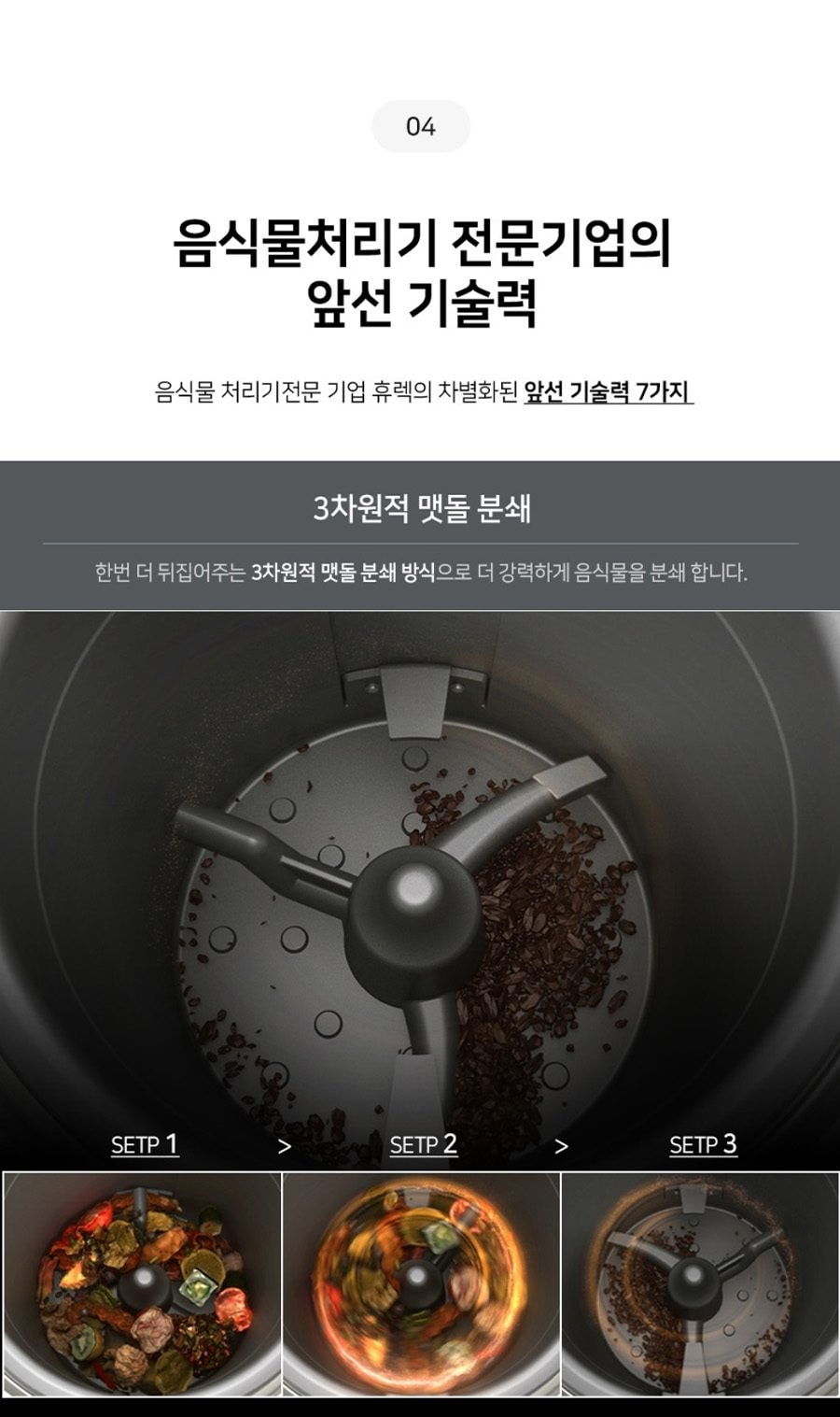 히어로 음식물 처리기 4.3L 상세