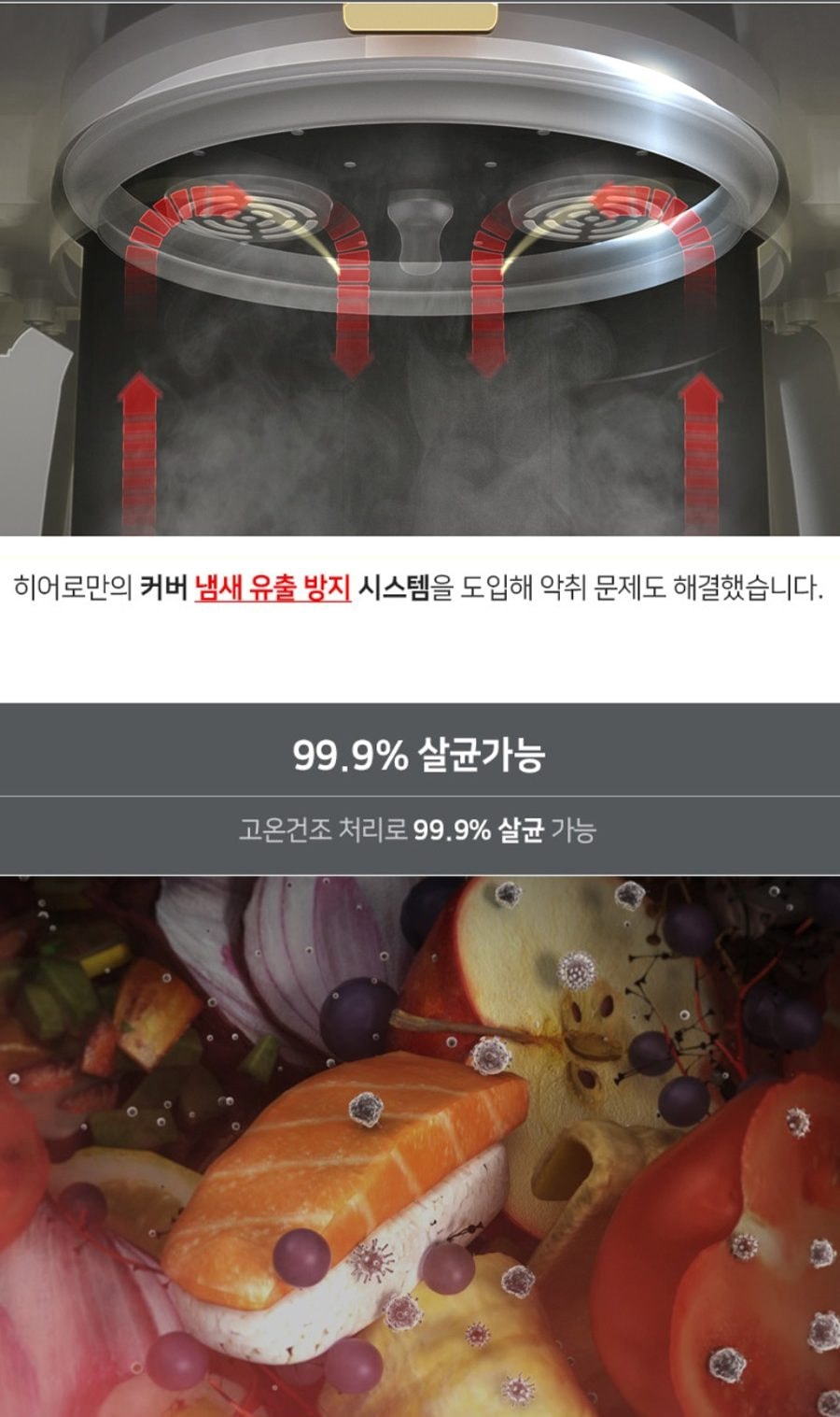 히어로 음식물 처리기 4.3L 상세