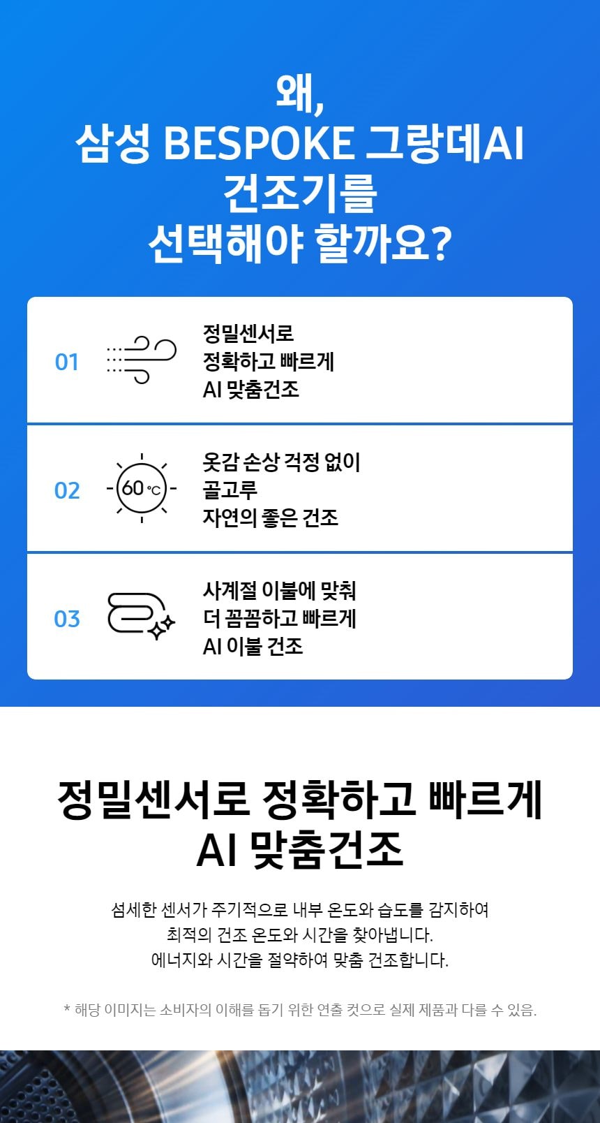 삼성 그랑데 건조기 AI 20kg 상세