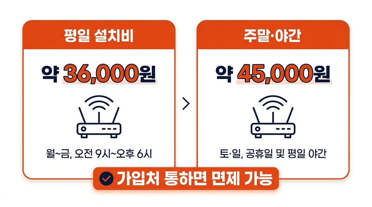 KT 인터넷 설치비, 얼마나 나올까?-1