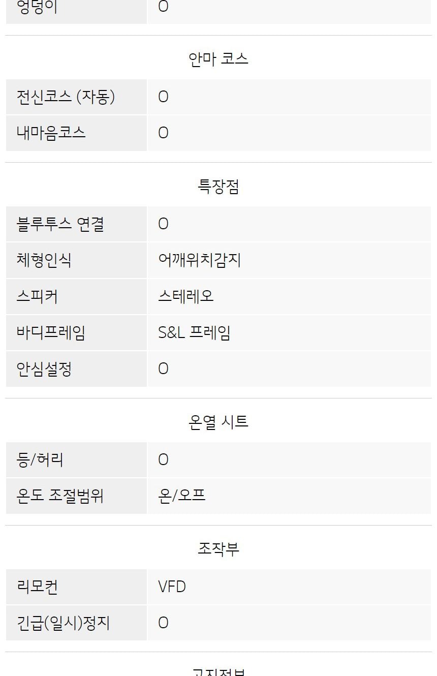 LG 힐링미 오브제컬렉션 안마의자 (아르테) 상세