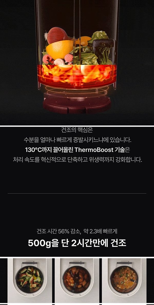 더 플렌더 MAX 음식물처리기 3L 그레이지 상세