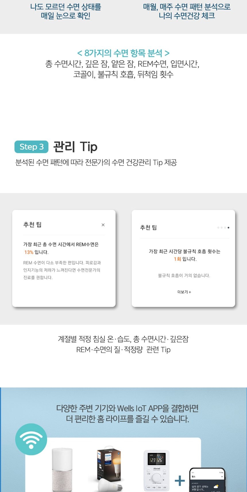 웰스 매트리스 하이브리드 슈퍼싱글 상세
