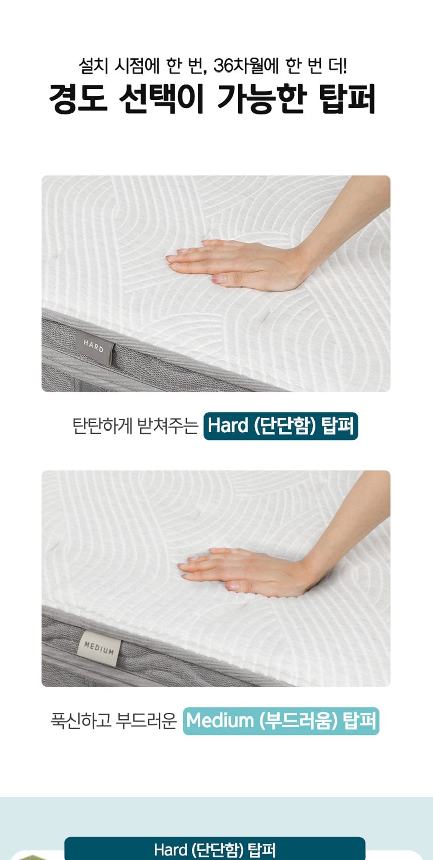 웰스 매트리스 하이브리드 슈퍼싱글 상세