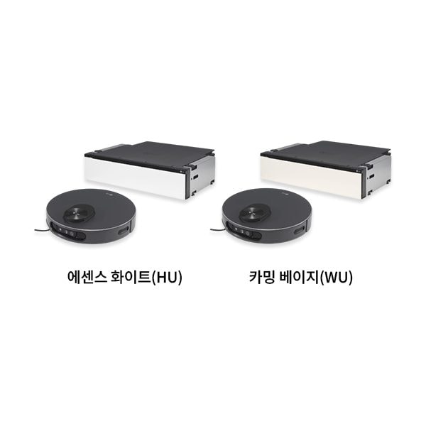 LG HOM-BOT AI 오브제컬렉션 RONi(로니) (히든스테이션) 흡입+스팀 물걸레