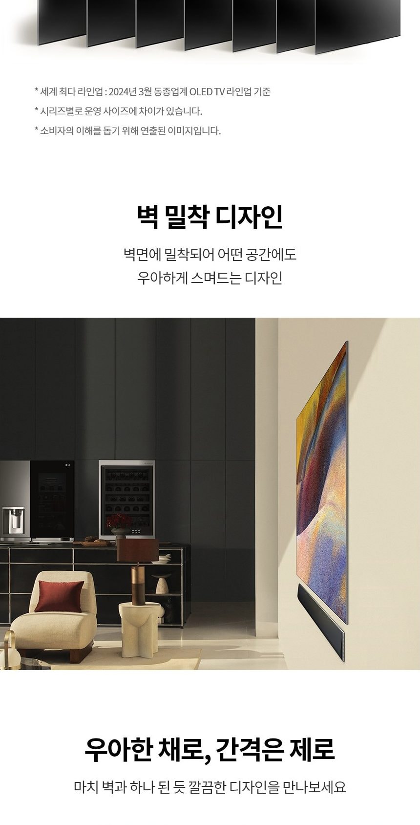 LG 올레드 evo 65인치 상세