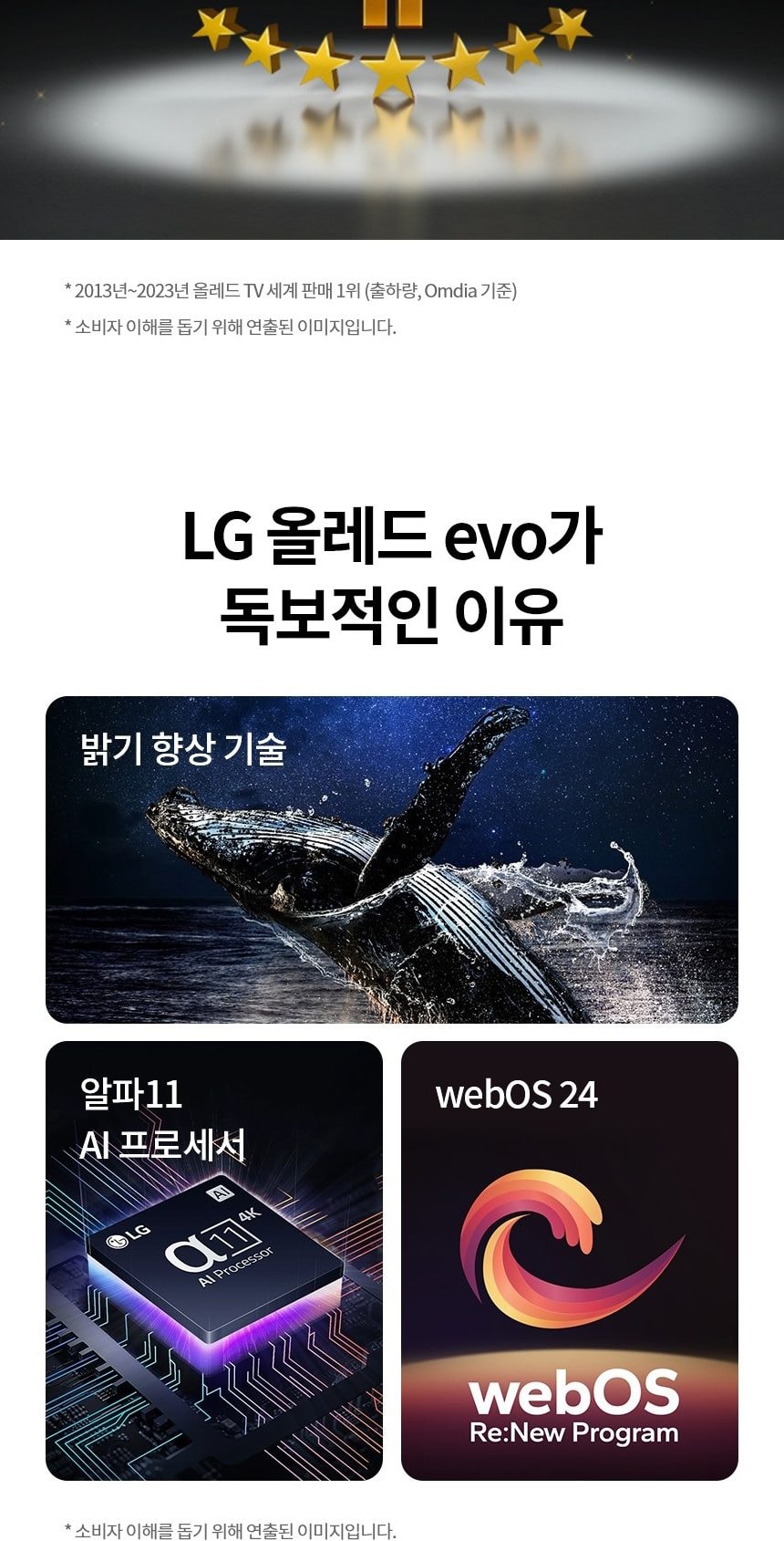 LG 올레드 evo 65인치 상세