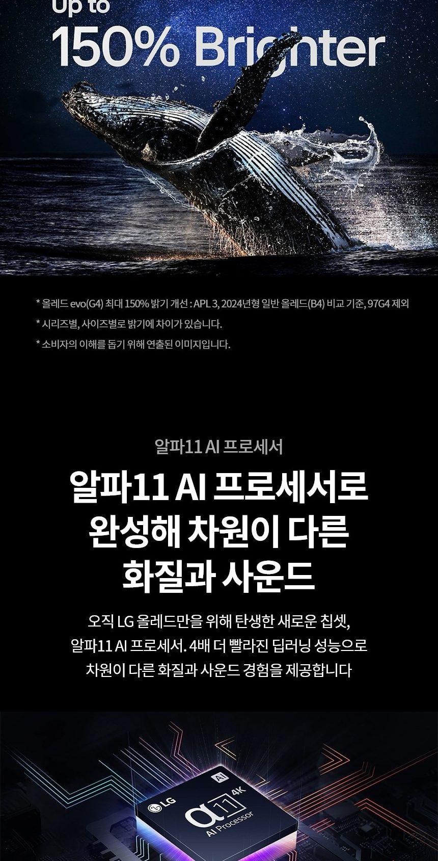 LG 올레드 evo 65인치 상세