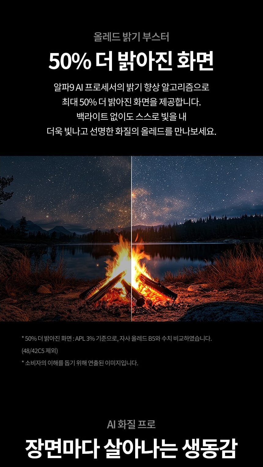 LG 올레드 evo C5 83인치 상세