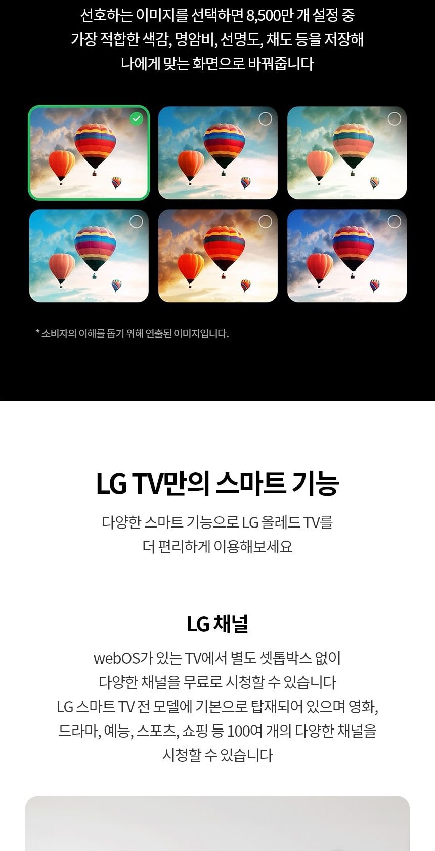 LG 올레드 evo G4 97인치 상세