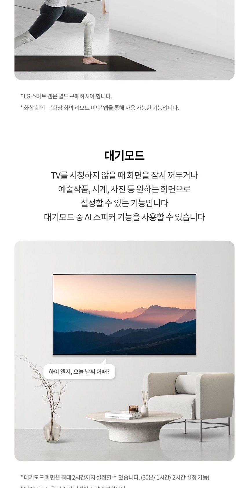 LG 올레드 evo G4 97인치 상세
