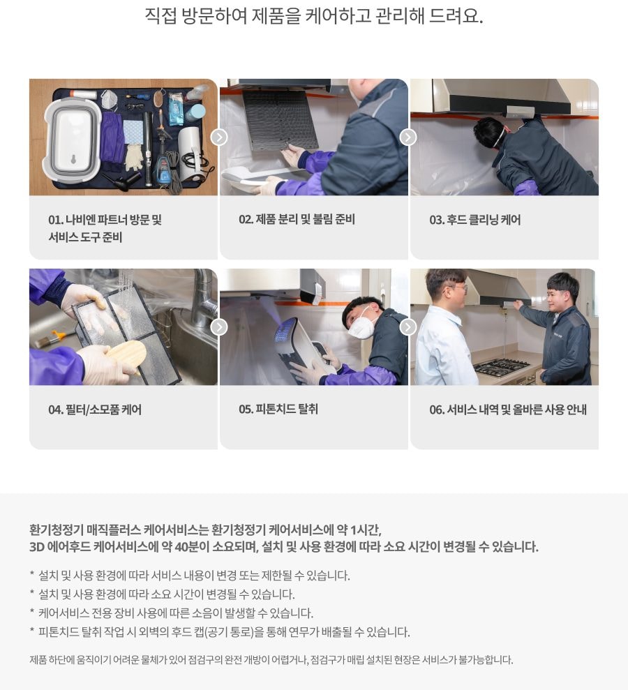 나비엔 매직 3D 에어후드 상세