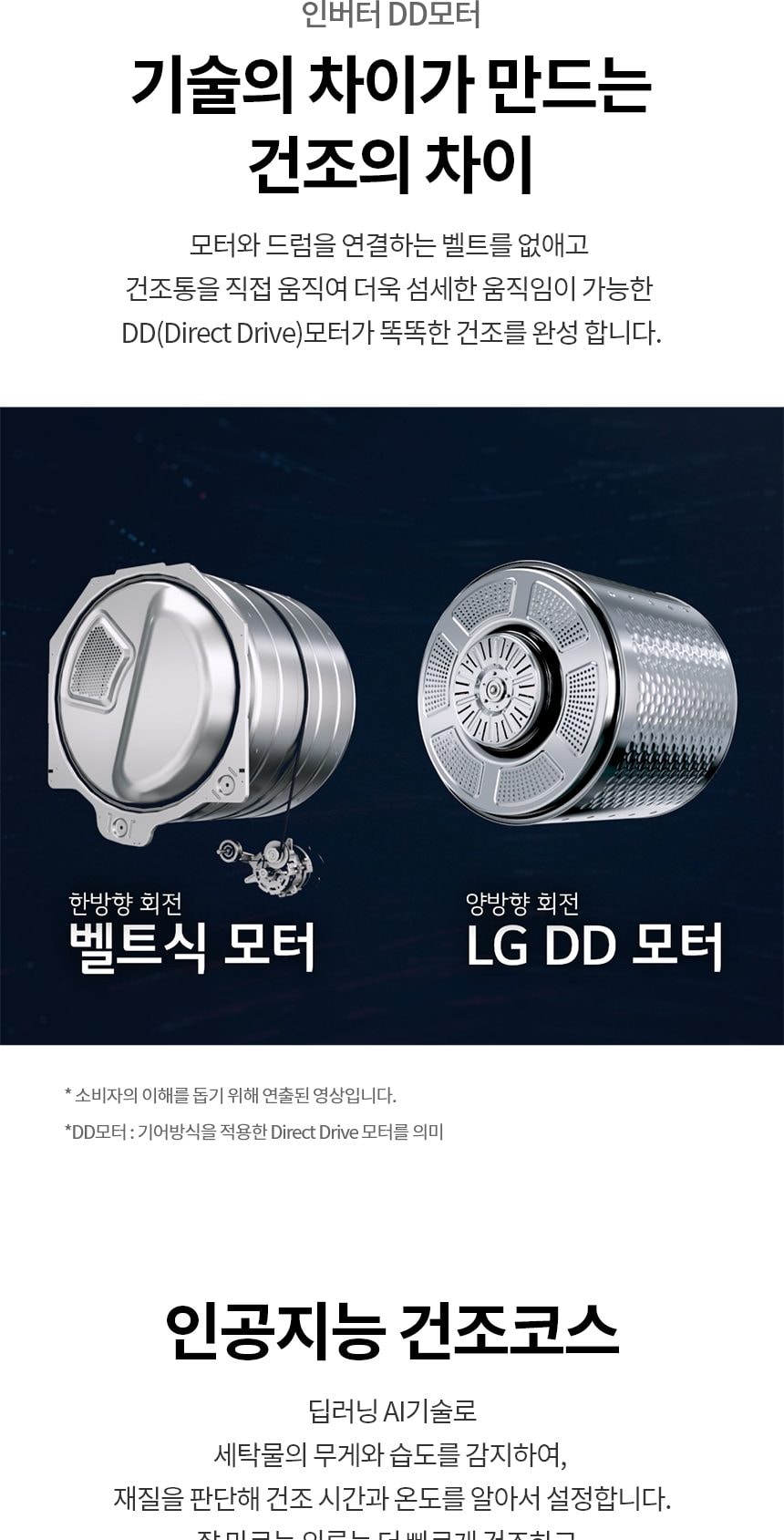 LG 트롬 오브제컬렉션 건조기 20kg 상세