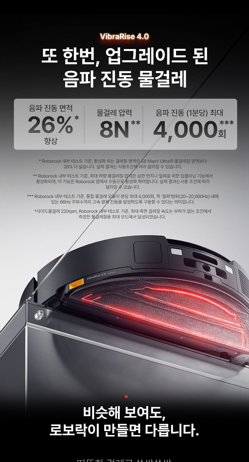 로보락 S9 MaxV Ultra 로봇청소기 상세