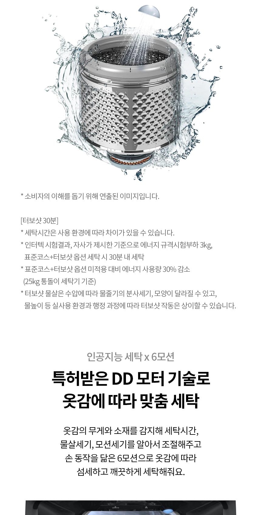 통돌이 세탁기 25kg 상세