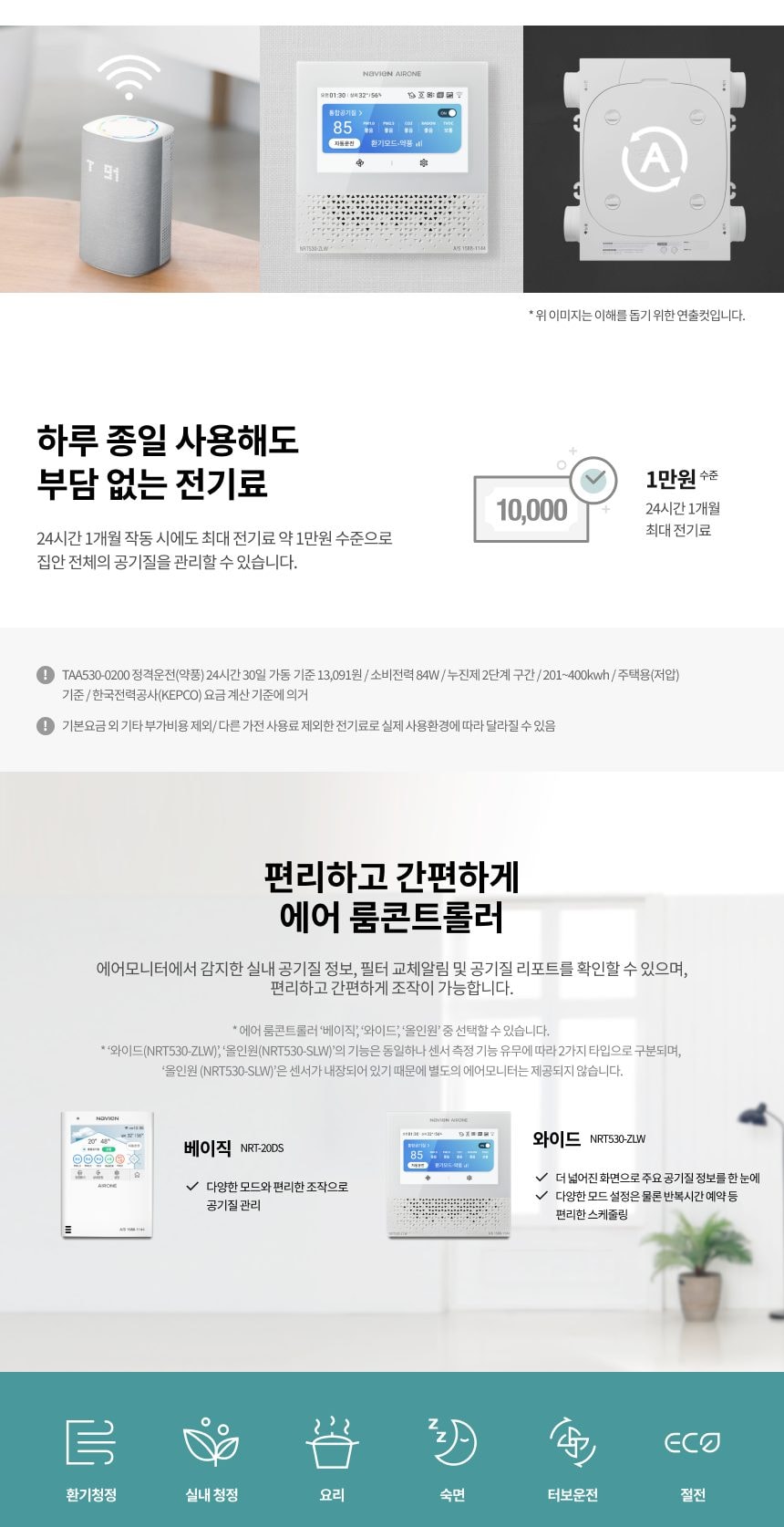경동나비엔 전열교환 환기청정기 158㎡(48평)형 상세