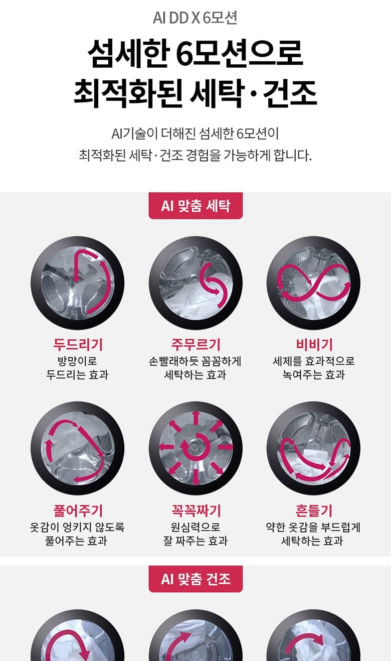 LG 트롬 AI 오브제컬렉션 워시타워 25/25kg 상세