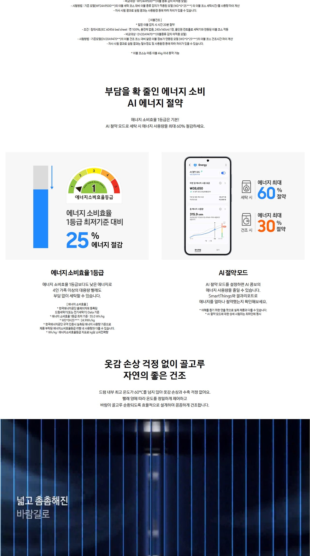 비스포크 AI 콤보 25/18kg (71.1mm LCD+다이얼) 상세