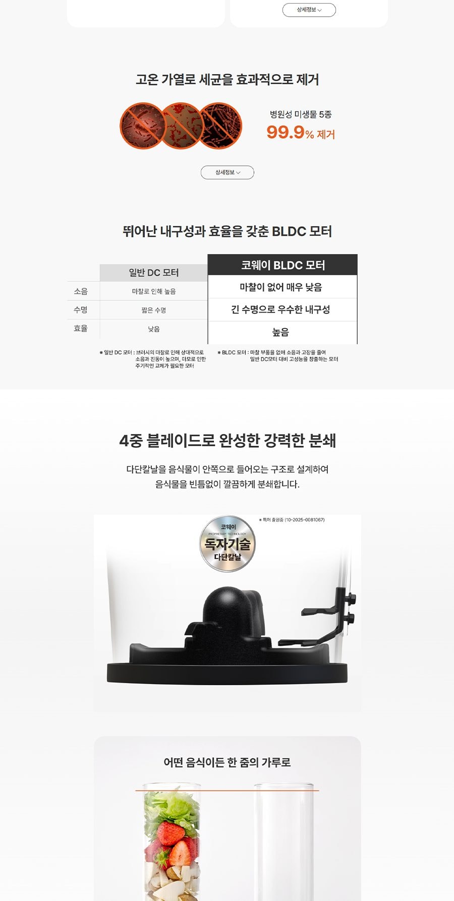 코웨이 제로 음식물 처리기 분쇄형 3L 상세