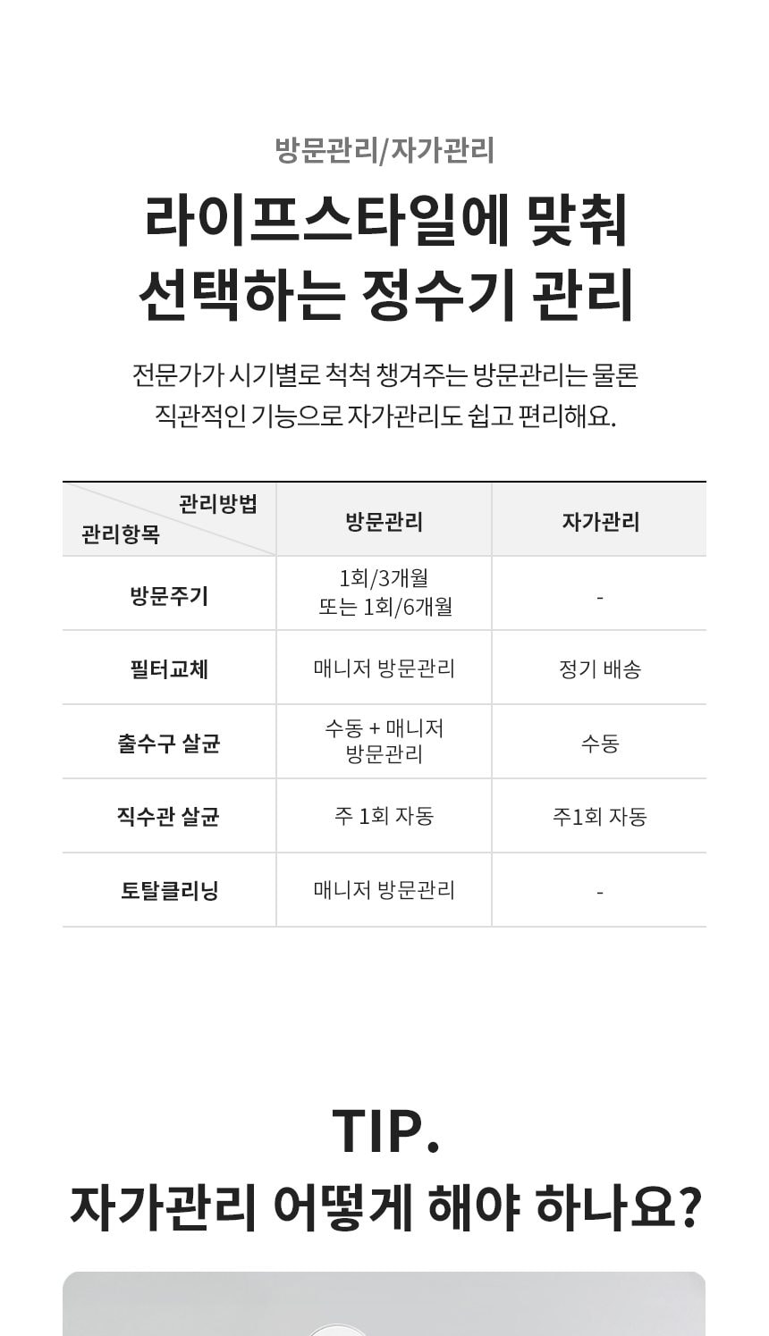 LG 퓨리케어 오브제컬렉션 정수기 (빌트인, 냉온정) 상세