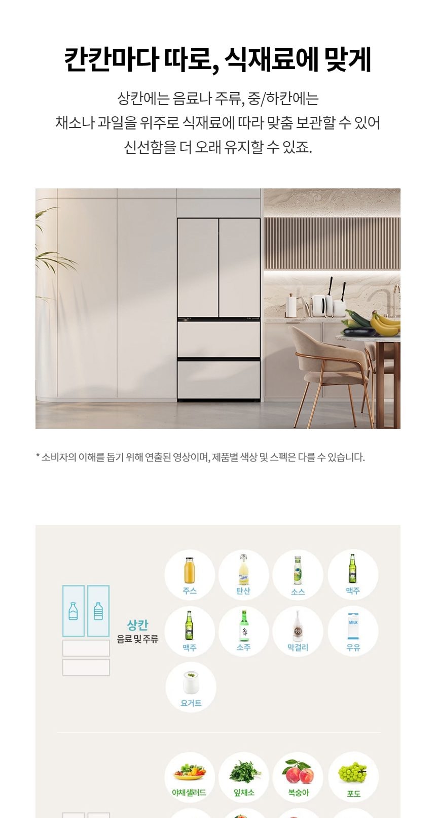 LG 디오스 오브제컬렉션 김치톡톡 Fit & Max 480L 상세