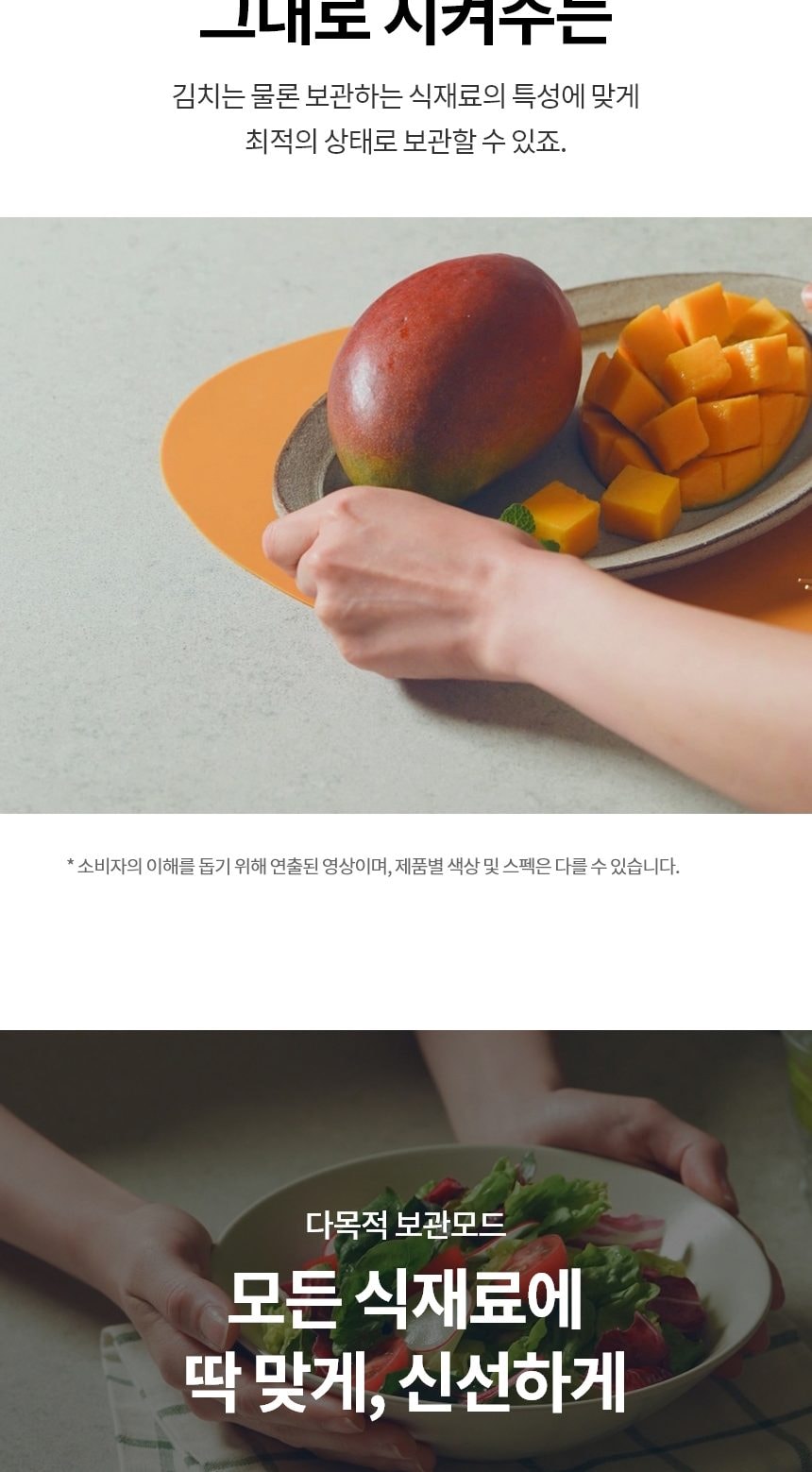 LG 디오스 오브제컬렉션 김치톡톡 Fit & Max 480L 상세