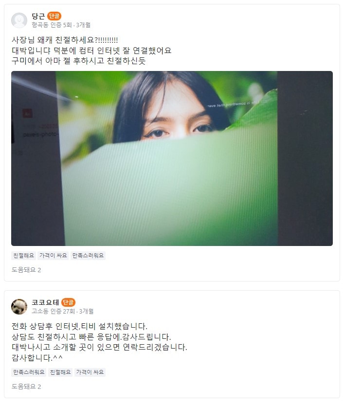 생생! 다주다 실후기 모음
