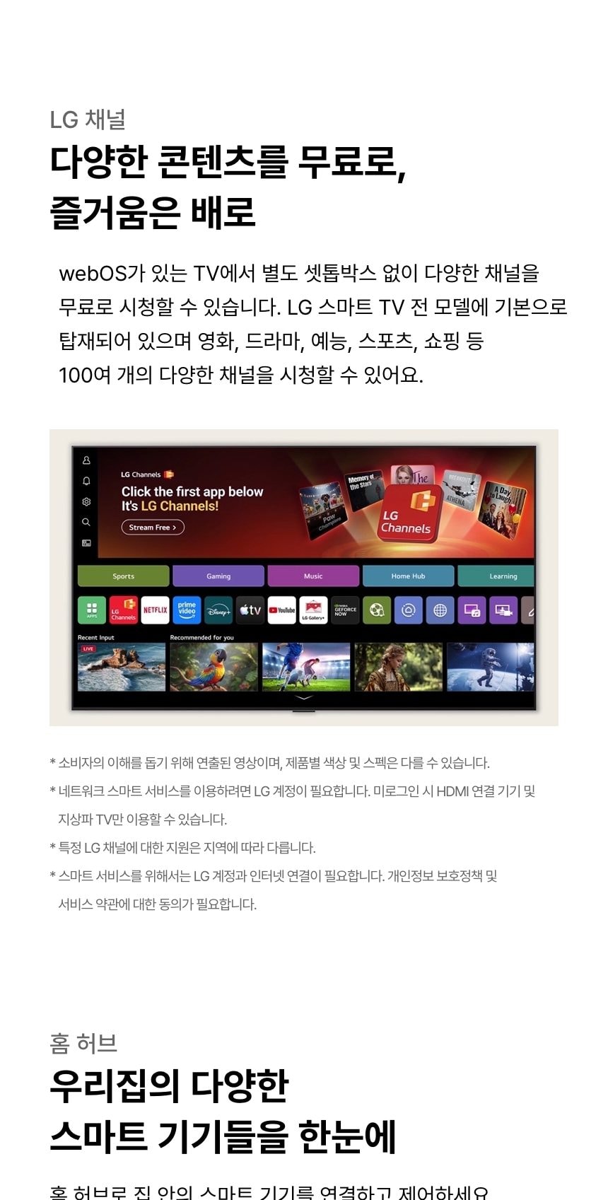 LG QNED AI 214cm 상세