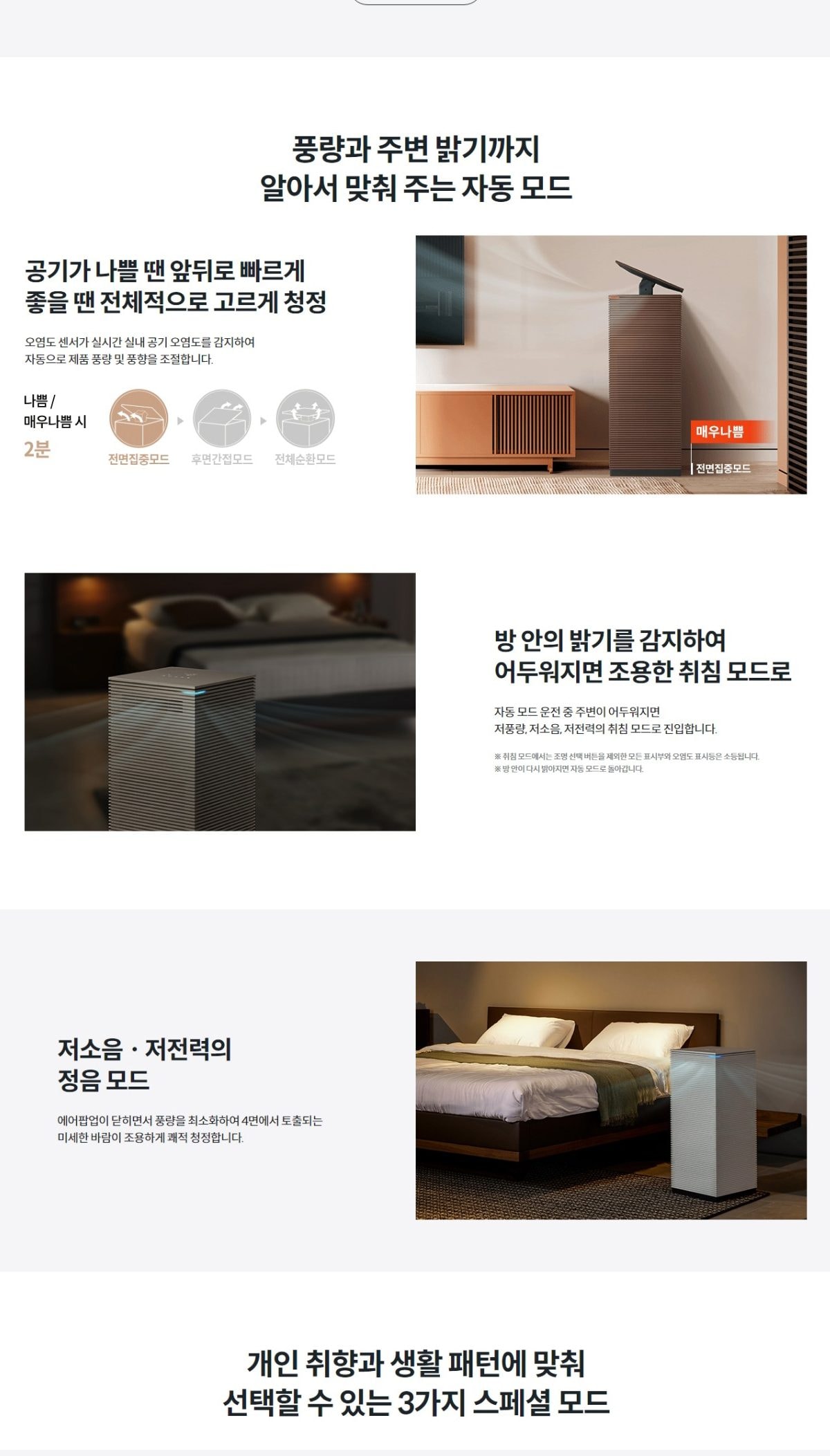 코웨이 노블 공기청정기2 66㎡(20평)형 상세