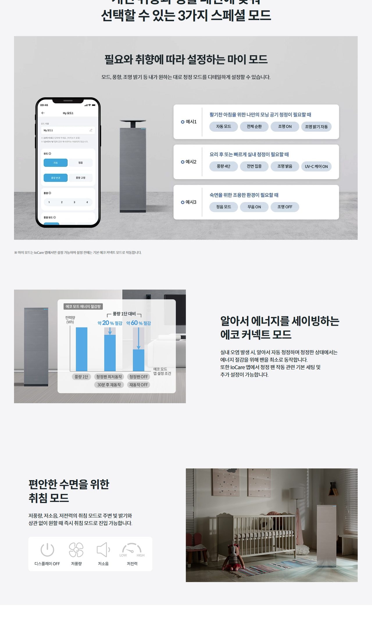코웨이 노블 공기청정기2 99㎡(30평)형 상세