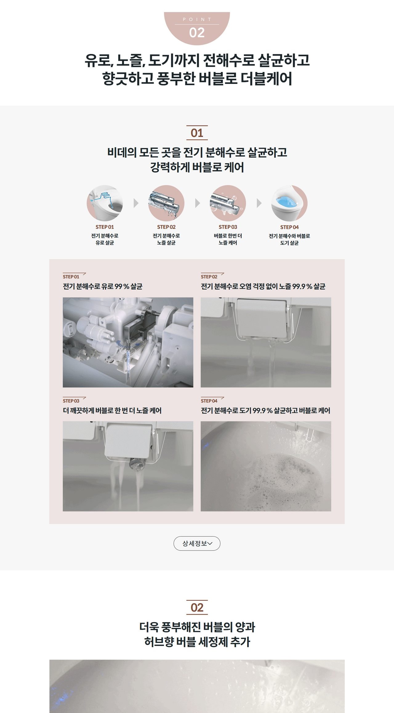 코웨이 더블케어 플러스 비데 2 상세