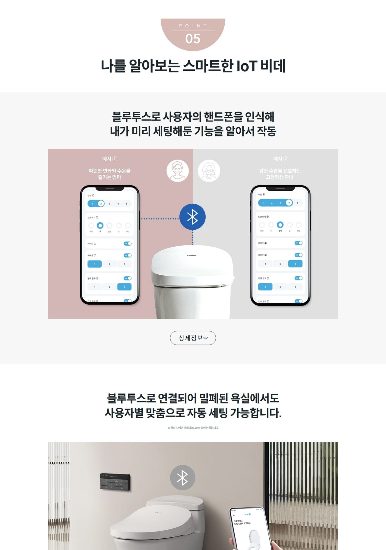 코웨이 더블케어 플러스 비데 2 상세