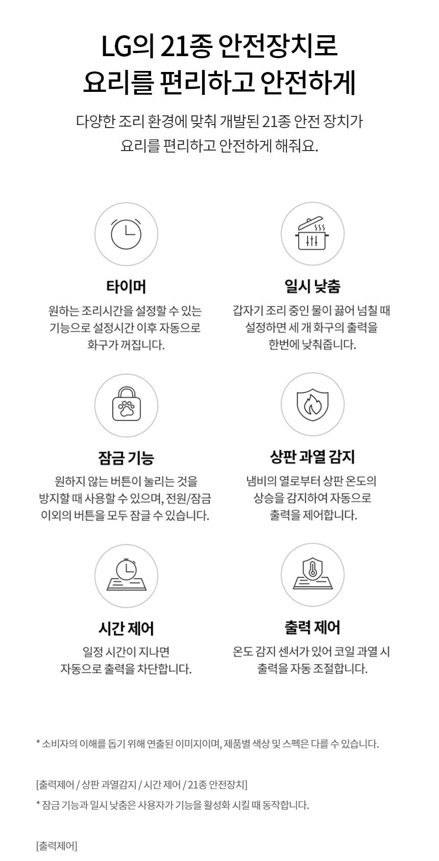 LG 디오스 인덕션 빌트인 (와이드존) 상세