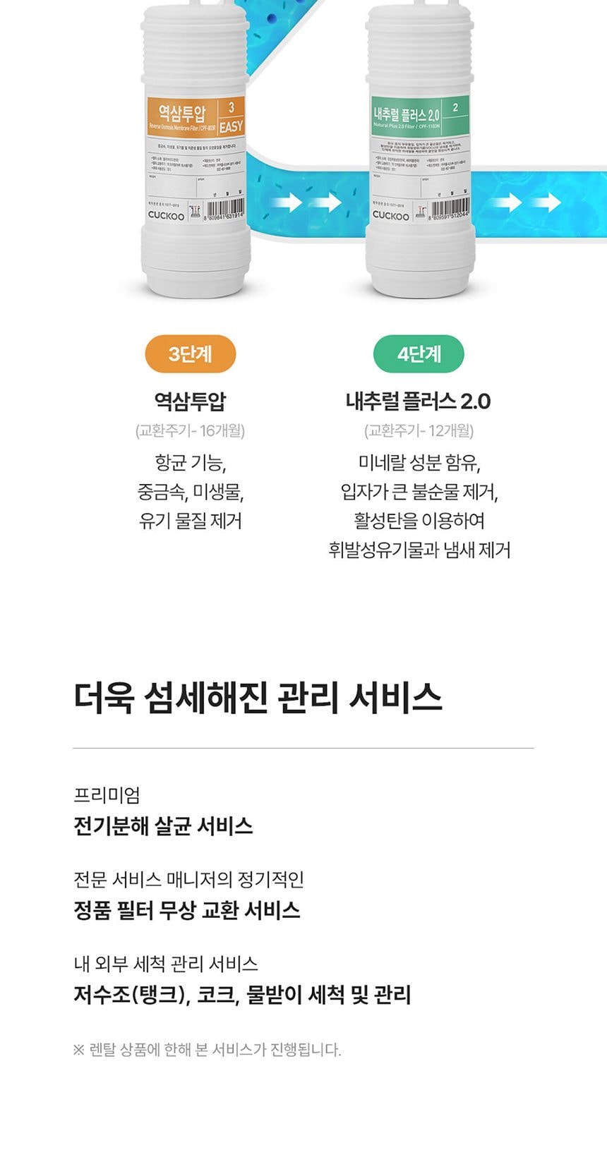 쿠쿠 대용량 초고온수 얼음정수기 지하수용 (얼음냉온정) 상세