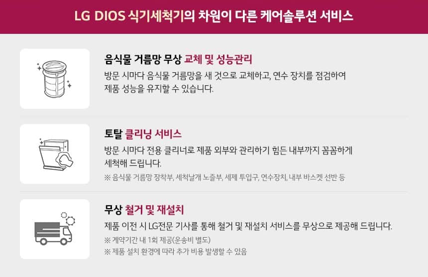 LG 디오스 오브제컬렉션 식기세척기 프리스탠딩/14인용 DFE5BGE 상세 이미지 2