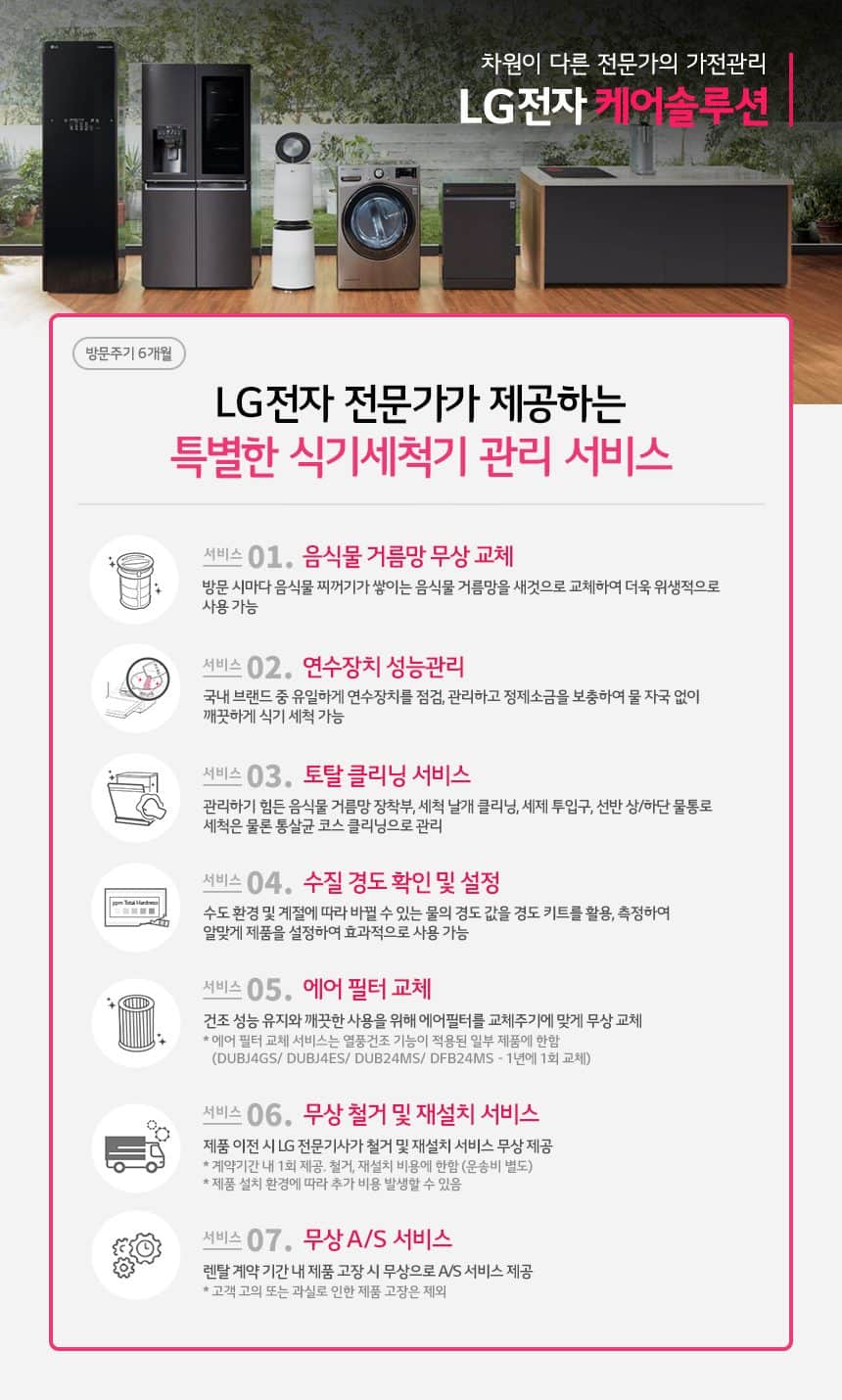 LG 디오스 오브제컬렉션 식기세척기 프리스탠딩/14인용 DFE5BGE 상세 이미지 3