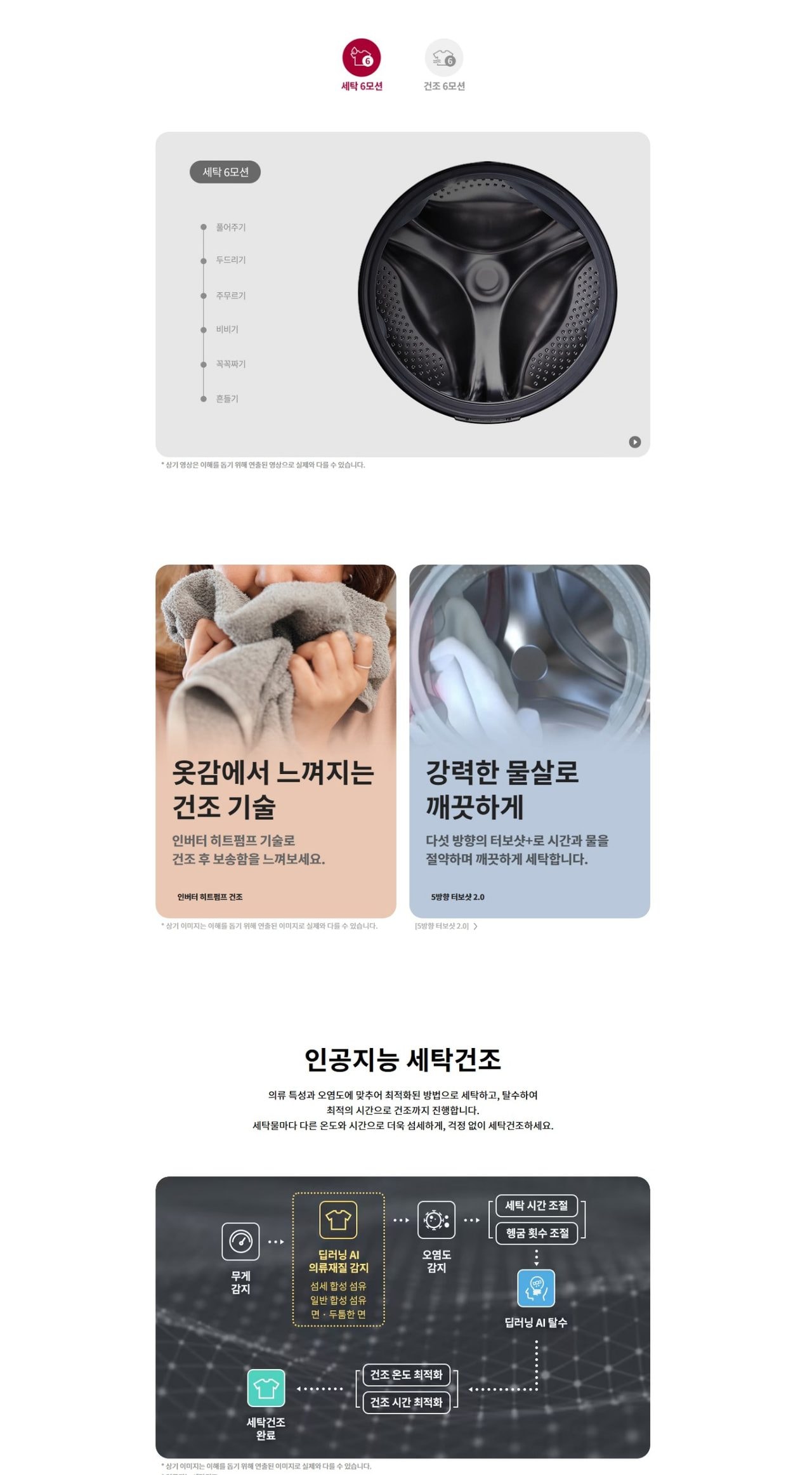 LG 트롬 오브제컬렉션 워시콤보 + 미니워시 세탁 25kg / 건조15kg / 미니워시 4kg (자동세제X) 상세