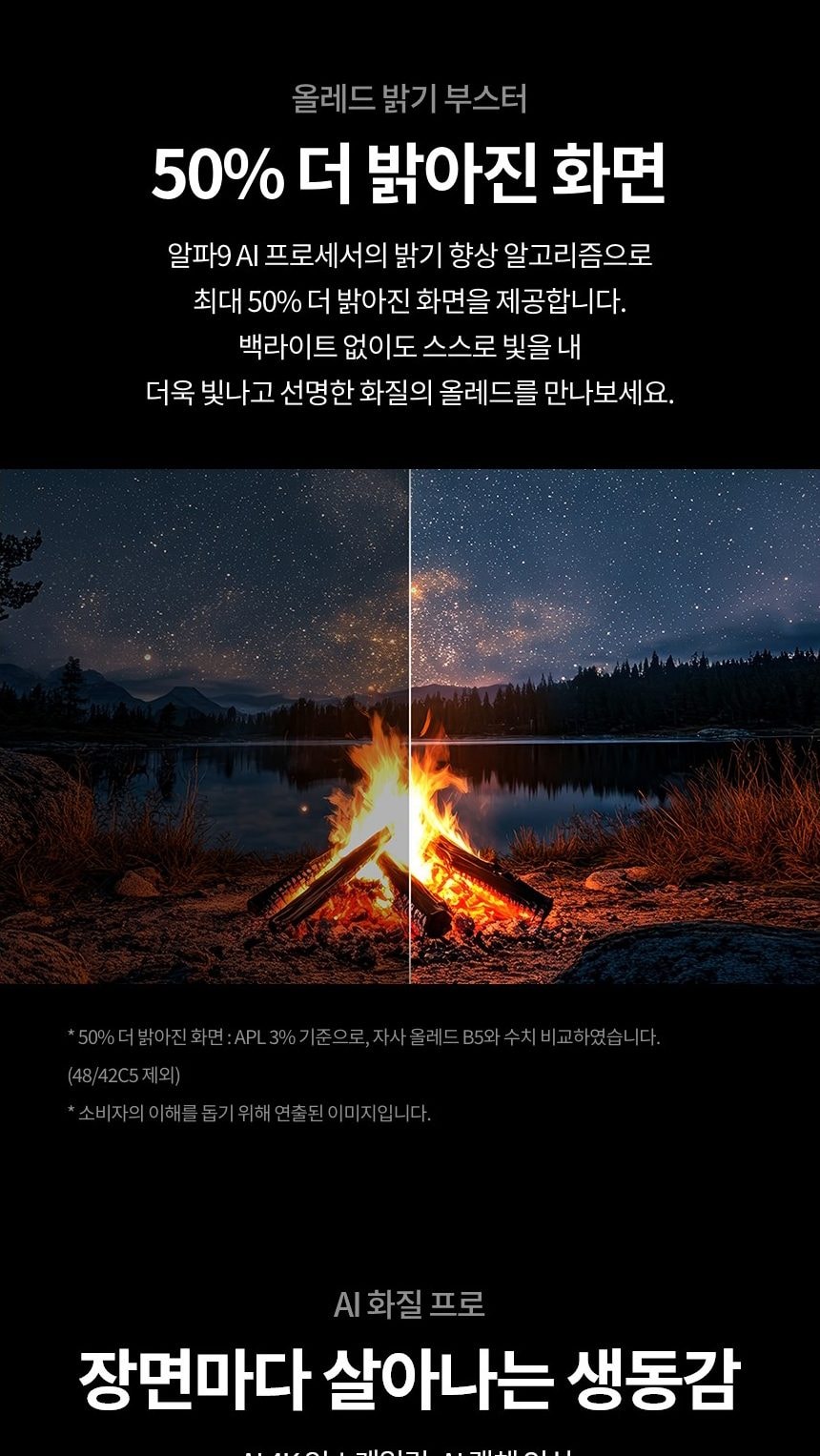 LG 올레드 evo C5 55인치 상세