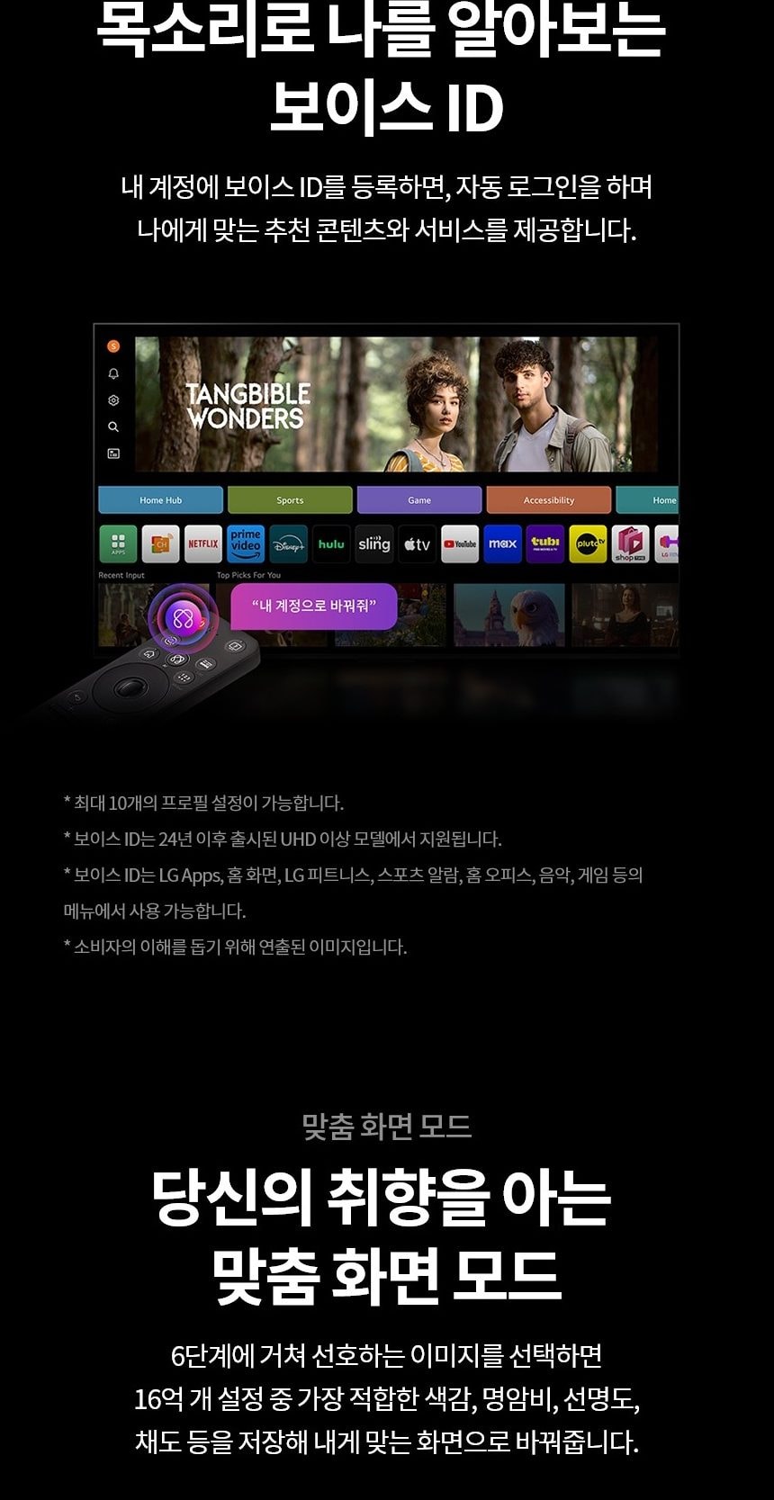 LG 올레드 evo G5 65인치 상세