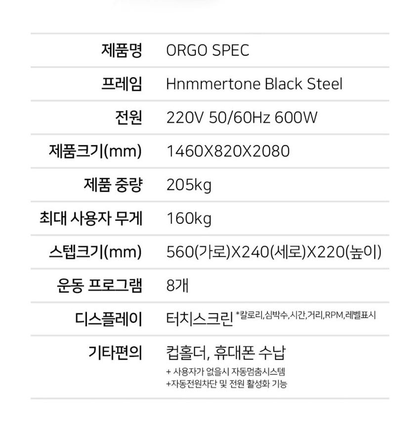 상업용 스텝밀 상세