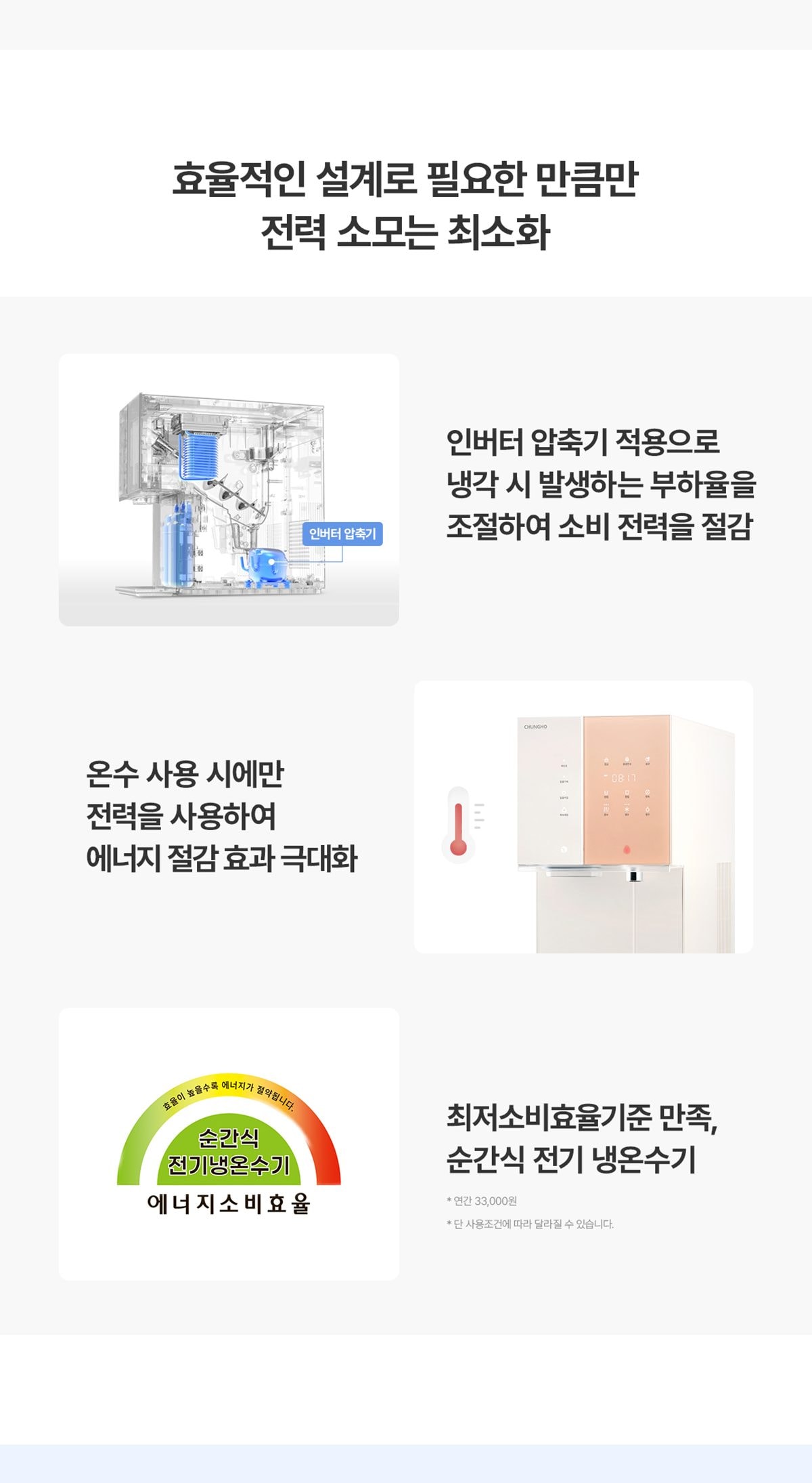 청호나이스 얼음 정수기 뉴 아이스트리 (얼음냉온정) 상세